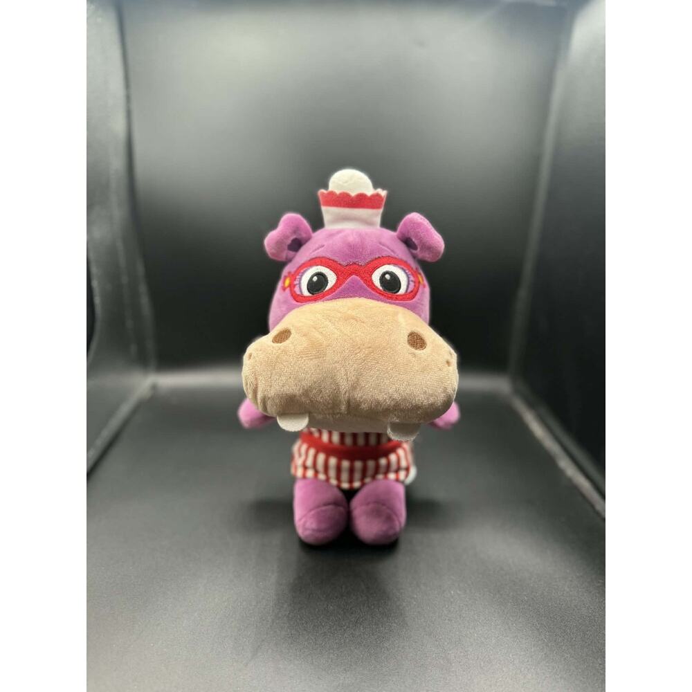 Doc McStuffins Hallie Hippo 10" Plush Doll Hippopotamus Disne Stuffed Animal Toy
